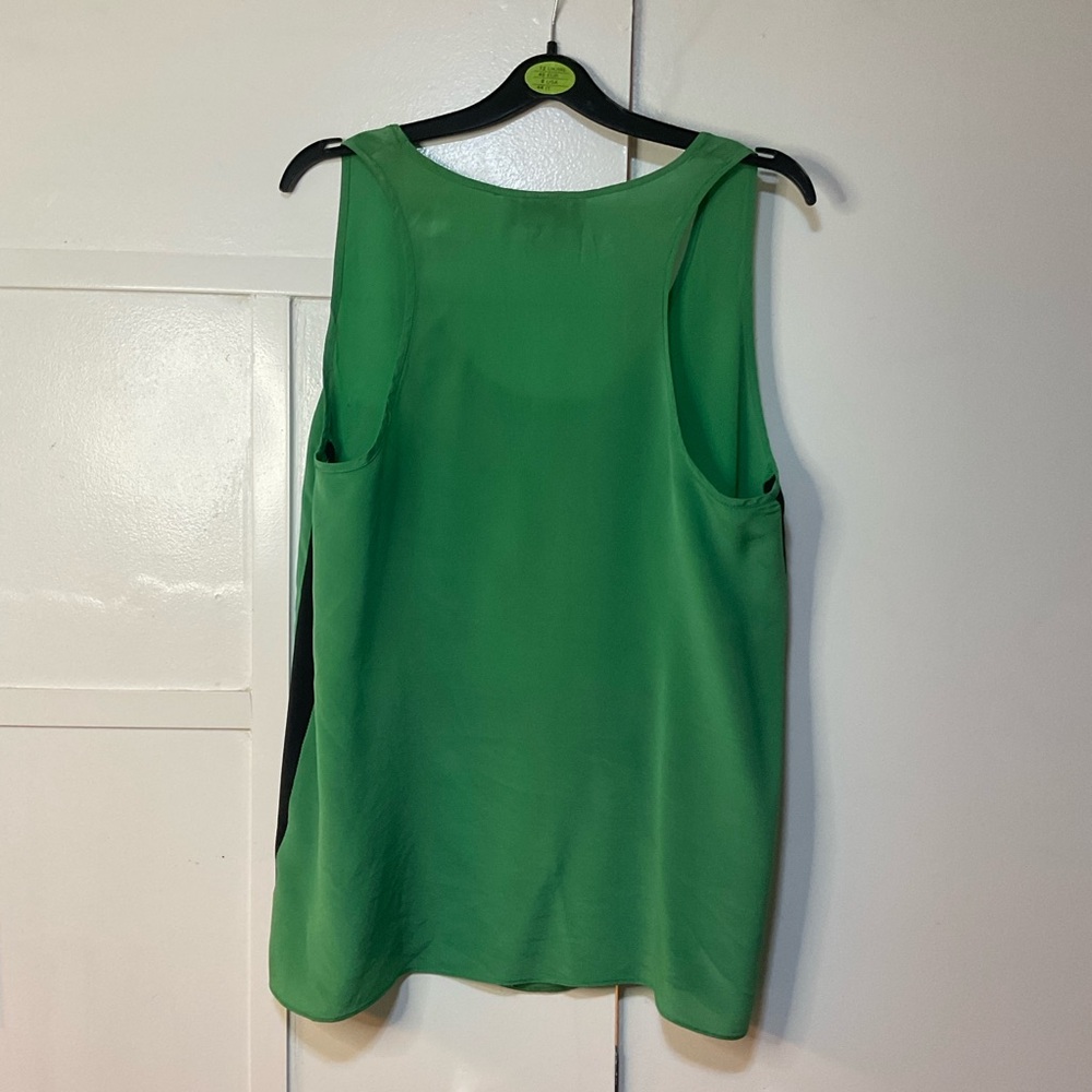 Faux Silk Colorblock Tank - Picture 4 of 5